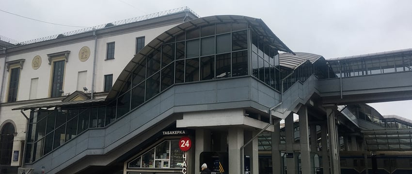 Ремонт пешеходного моста у железнодорожного вокзала Витебска пока не начали