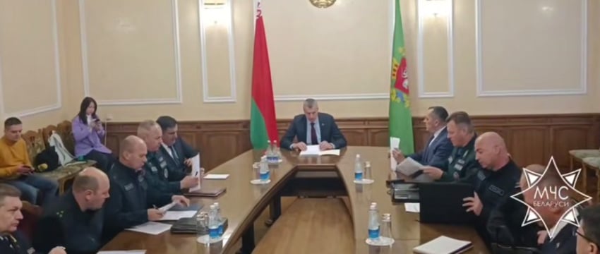 Заседание штаба из-за пожара в витебском ТЦ проходит под руководством Крутого
