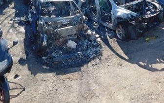 Пожар у СТО под Минском: шесть Tesla и один Porsche сгорели