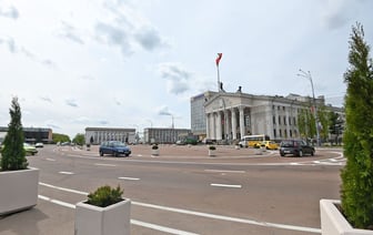 Ограничение движения транспорта в центре Гомеля