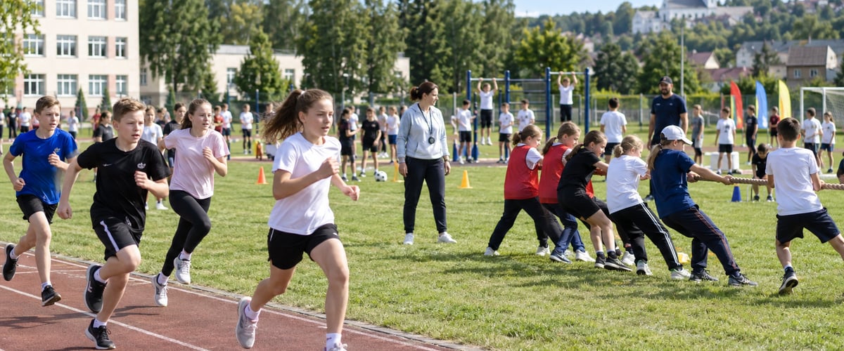 В школах Волковысского района прошла Неделя спорта и здоровья