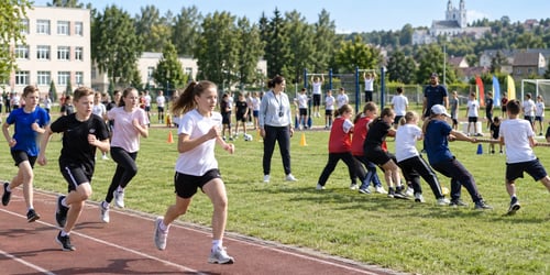 В школах Волковысского района прошла Неделя спорта и здоровья