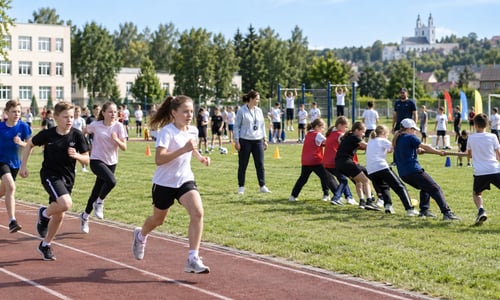 В школах Волковысского района прошла Неделя спорта и здоровья