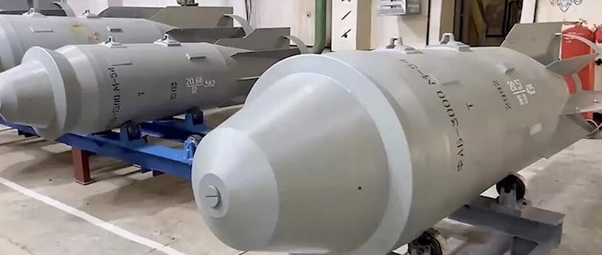 Россия впервые применила в зоне боевых действий 3-тонную бомбу