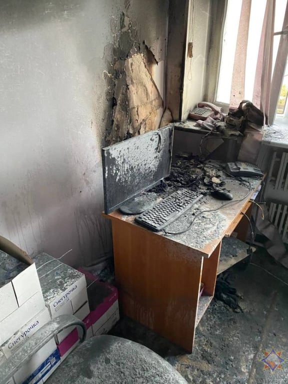 В Брестском районе произошел пожар в административном здании