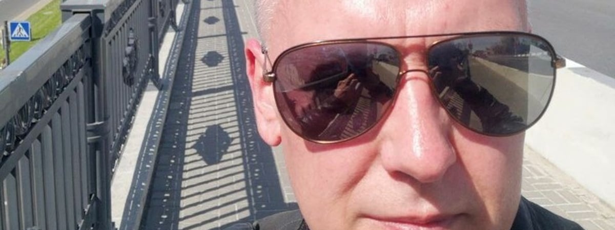 Польский судья Томаш Шмидт в Минске, Беларусь