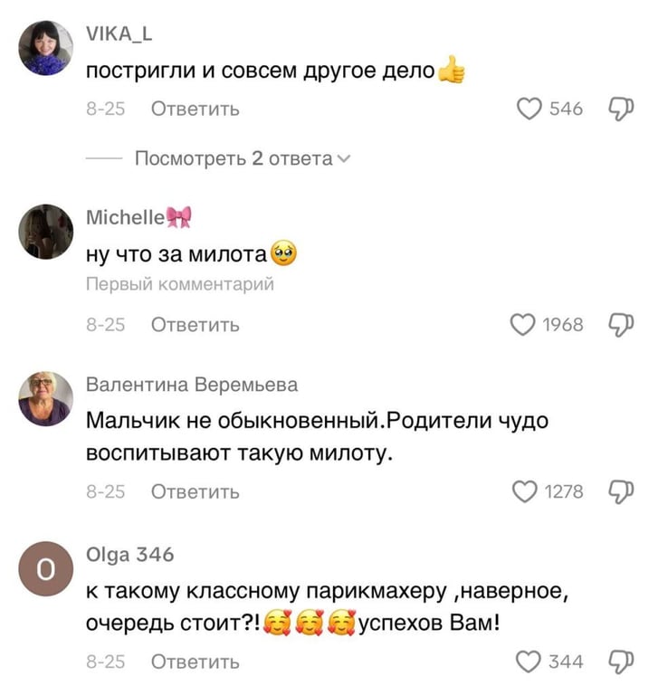 Пользователи интернета в восторге от детского парикмахера