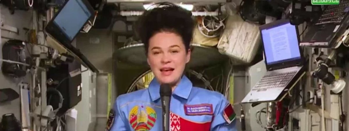 Космонавтка Василевская: В полете помогает поддержка Лукашенко