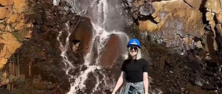 Девушка показала гигантские 20-метровые водопады в Брестской области. Что за они?