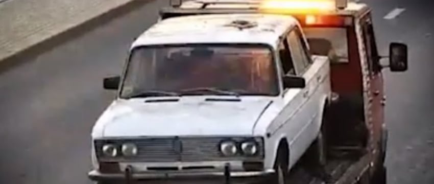 В Минске украли автомобиль с помощью эвакуатора