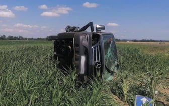 Возле Бреста в ДТП пострадала женщина и 6 ее детей