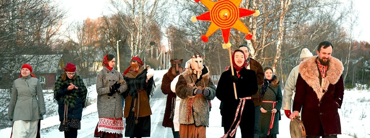 Когда Козу оживляет сало? Как белорусам правильно колядовать и принимать колядовщиков — Полезно