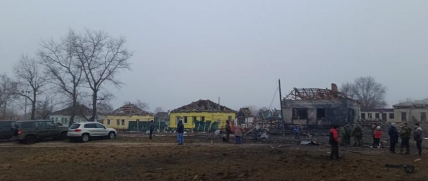 В Воронежской области произошел "аварийный сход боеприпаса" - разрушены дома