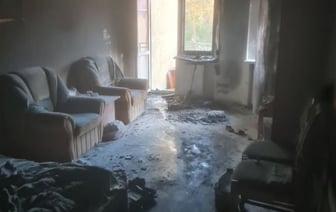 Пожар на базе отдыха в Брестском районе