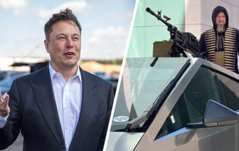 «Это потрясающе» — Илон Маск ответил, дарил ли Кадырову Tesla Cybertruck с пулеметом на крыше — Видео