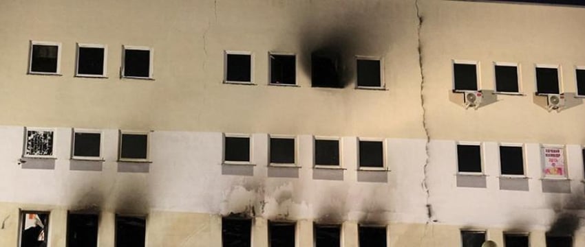 Названа причина пожара в ТЦ «Беларусь» в Витебске