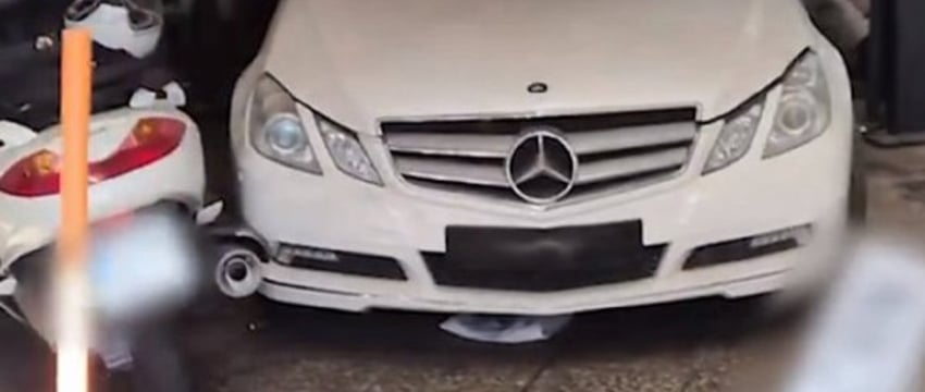 Белорусы в Испании организовали нелегальную автомастерскую. Туда пришла полиция