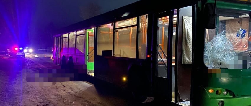 Под Полоцком автобус насмерть сбил женщину
