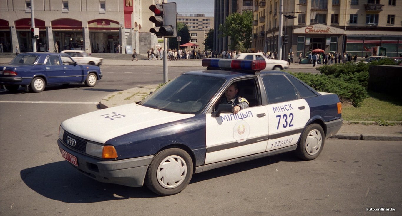 На чем ездила белорусская милиция 20 лет назад — фотоподборка