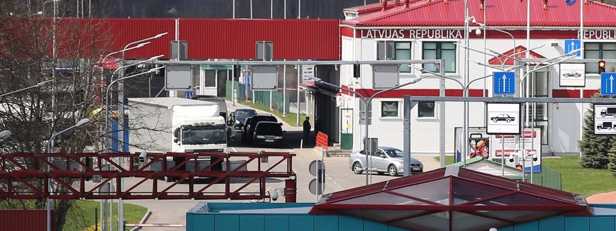 Латвия ограничивает движение для велосипедистов на границе с Беларусью