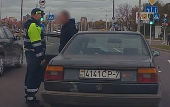Водителя с 3,2 промилле алкоголя остановили сотрудники ГАИ — видео