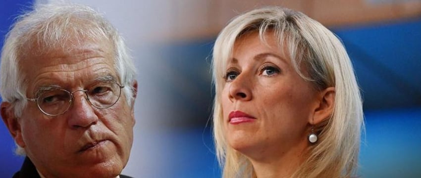 Захарова назвала чудовищным безумием заявление Борреля о России и Украине