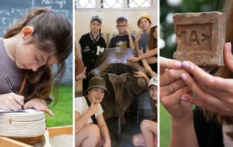 Пострелять из лука и потрогать череп мамонта. В Гомеле открыт археологический лагерь для детей