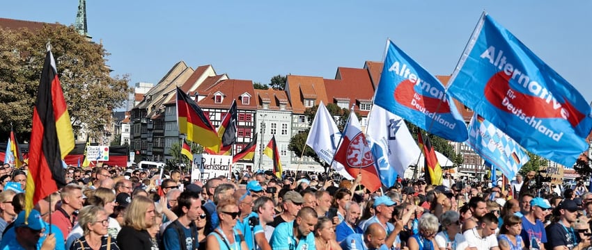 Ультраправые в Германии готовы победить на региональных выборах.