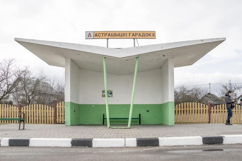 В России выпустили пиво с фотографией автобусной остановки из Беларуси