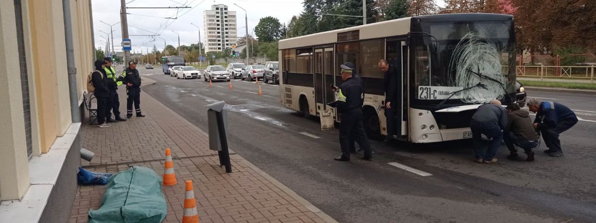 Помните аварию возле табачной фабрики в Гродно, когда автобус наехал на пешехода? Суд вынес приговор водителю