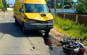 ДТП в Барановичах: Водитель мопеда столкнулся с грузовиком