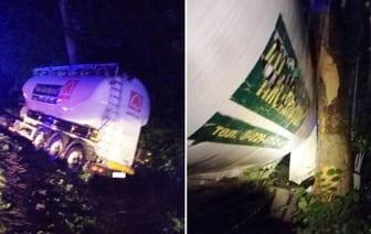 В Ивацевичском районе грузовик врезался в дерево