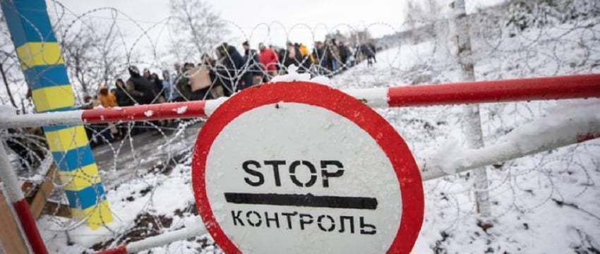 Украинцы устроили акцию протеста из-за блокпостов на границе с Беларусью