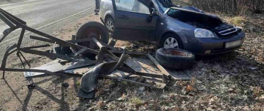 Отсоединившийся прицеп убил водителя встречного автомобиля