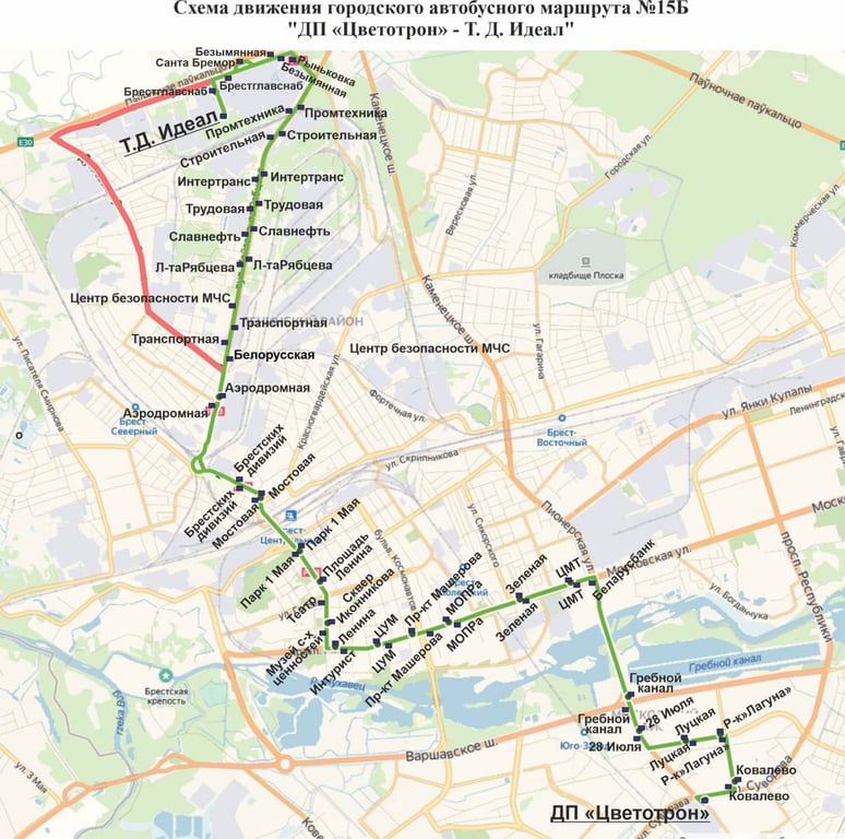 В Бресте с 8 апреля вводится ряд корректировок в работе общественного транспорта