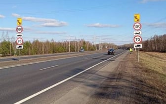 В Беларуси еще на одной трассе появился участок средней скорости