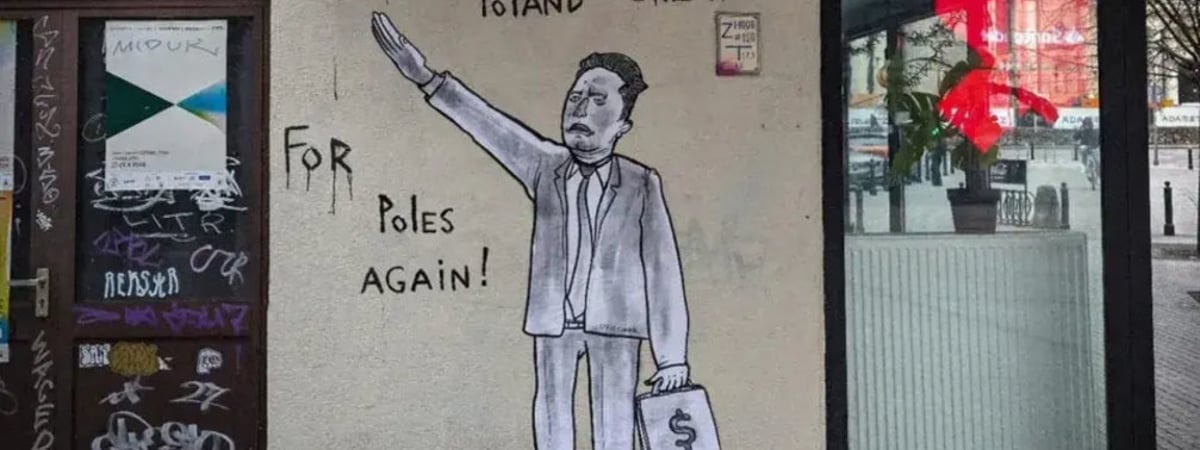 За арт с Маском задержали белорусского художника в Варшаве