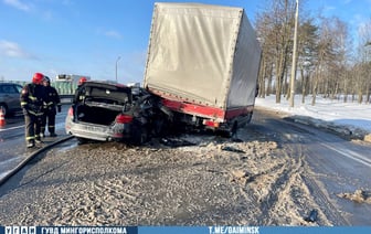 4 человека пострадали в ДТП с грузовиком на въезде в Минск