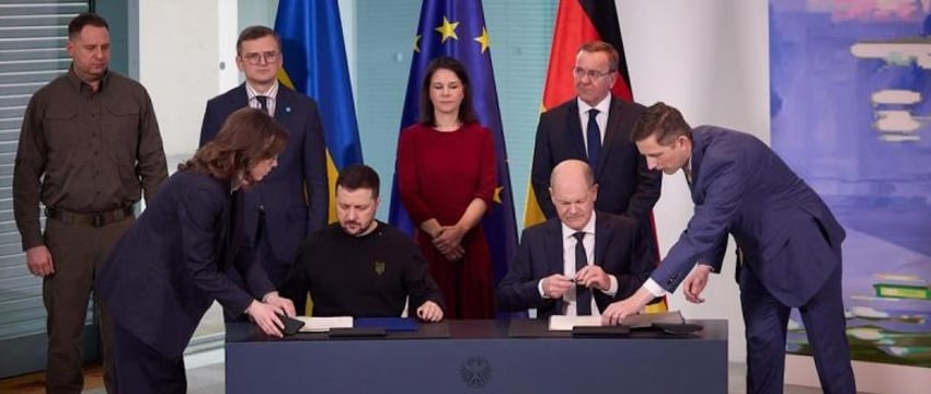 Украина и Германия подписали соглашение о гарантиях безопасности