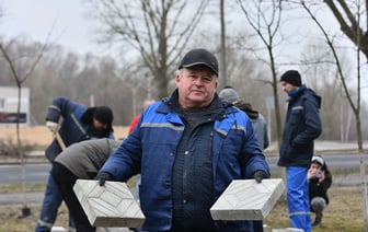 В Гомеле «Кирмаш» освоил выпуск тротуарной плитки