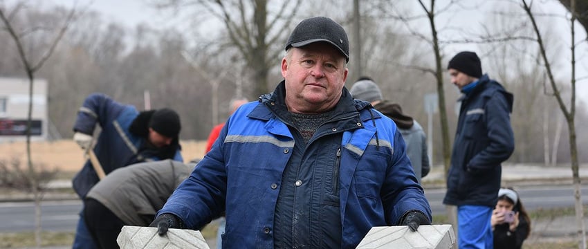 В Гомеле «Кирмаш» освоил выпуск тротуарной плитки