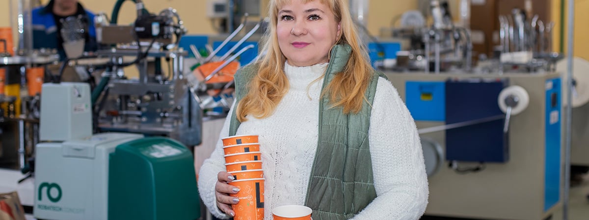 Филиал «Гомельобои» начал выпускать бумажные стаканчики — Фото