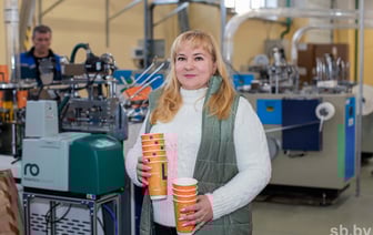 Филиал «Гомельобои» начал выпускать бумажные стаканчики — Фото