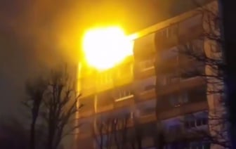 Детей спасли во время пожара в минском общежитии