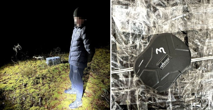 Контрабандисты отправили сигареты из Беларуси в Литву на воздушном шарике