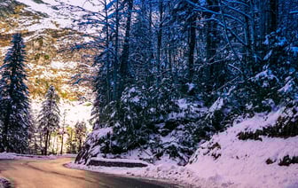 Сложные погодные условия установились на Полесье