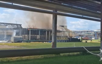 Пожар произошел на «Нафтане» в Новополоцке, пострадал один человек