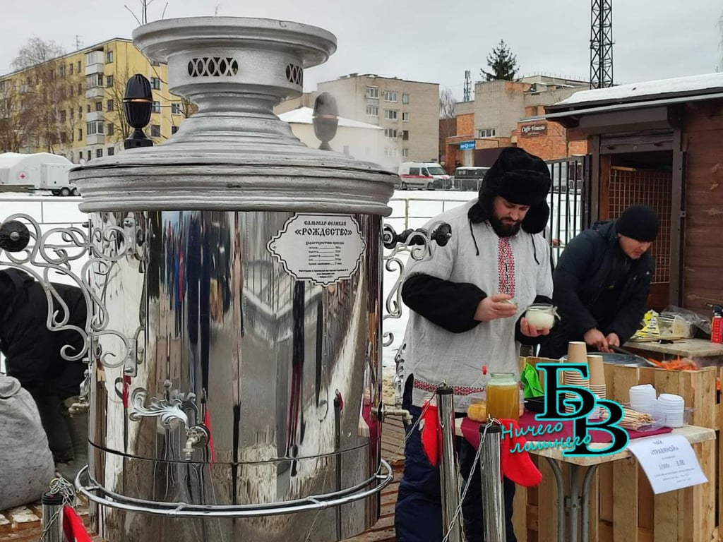 Второй зимний фестиваль «Брэсцкія забавы» проходит на набережной реки Мухавец