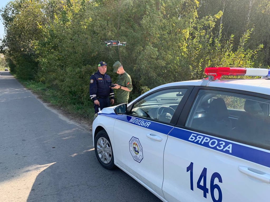Дрона-разведчика стала запускать ГАИ над дорогами Брестской области