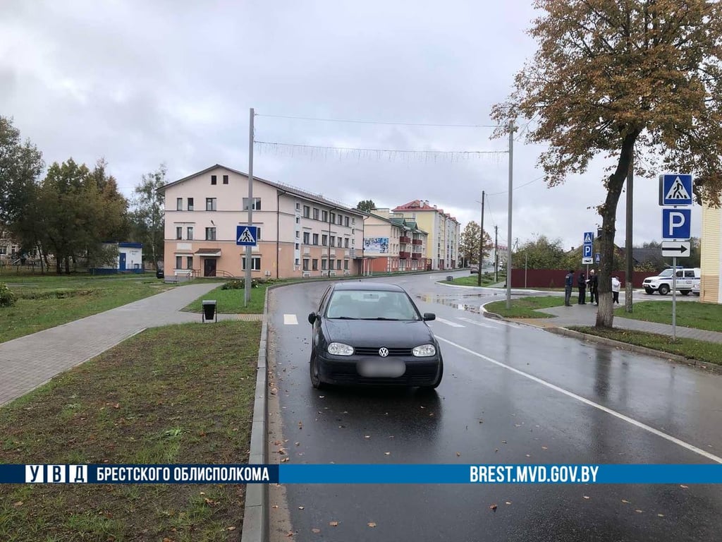 Утром в Ганцевичах водитель Volkswagen сбил женщину на пешеходном переходе